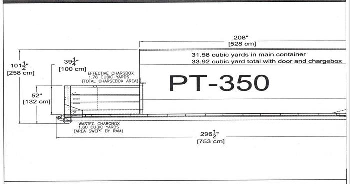 Used 35-Yard PTR Model 350 with hand rails