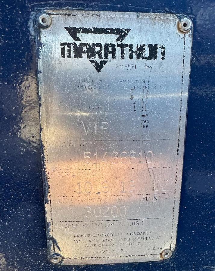 Used Marathon Vert-I-Pak 3 yard
