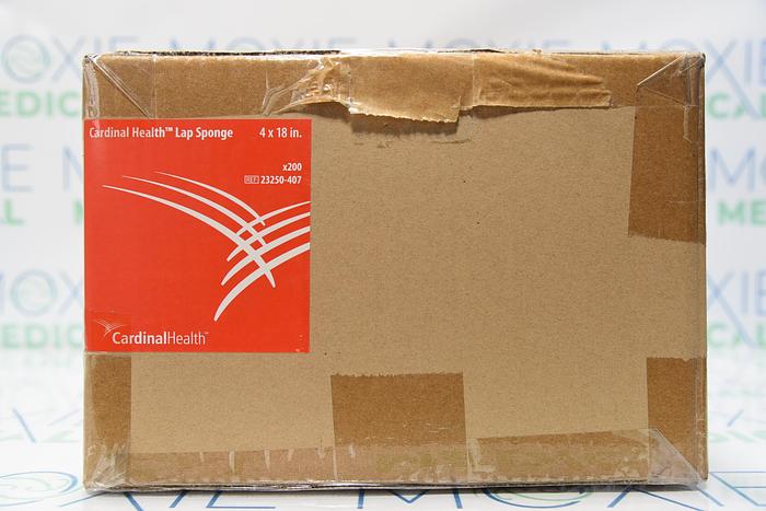 Cardinal Health 23250-407 - SPONGE, LAP, 4X18", NO RINGS, STERILE, 5EA/PK, 200 EA/CS, 40 PK/CS