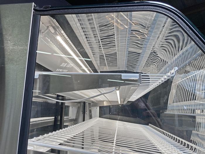 Used Gently Used Federal Showcase -- Dry Case, Lighted Shelves, Adjustable Shelf Angles, Model ECGD59. In stock, available for immediate pickup!