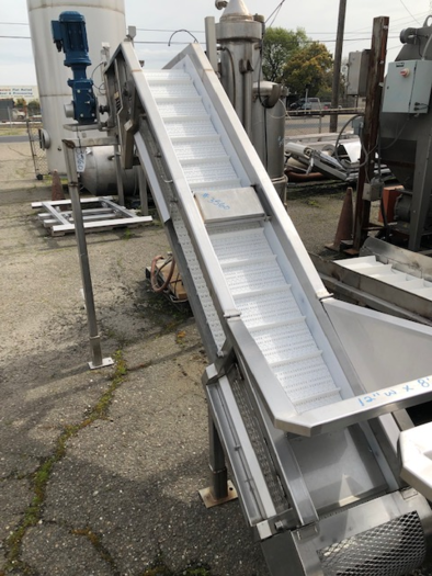 Used Intralox Flighted Belt Elevator