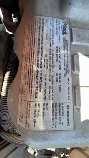 Used 2013 Mack GU713 Granite Tri-Axle Dump truck