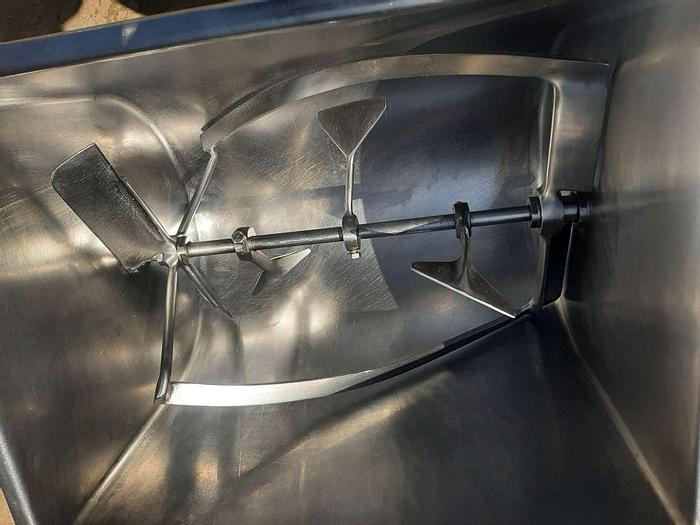 Used Mixer, Paddle, 5 CF, S/st, 200 lb., Leland, Mdl. 200DA70, #S744536