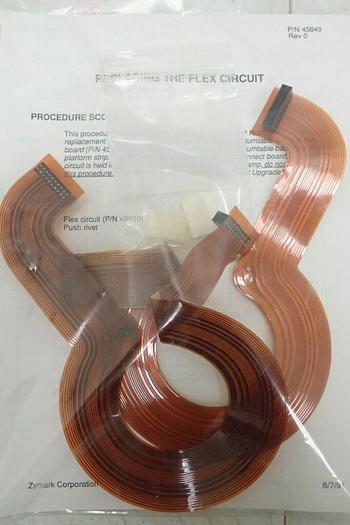 Used Lot of 2 Zymark 45579/1 XP Robot Flex Circuits, P/N 45849