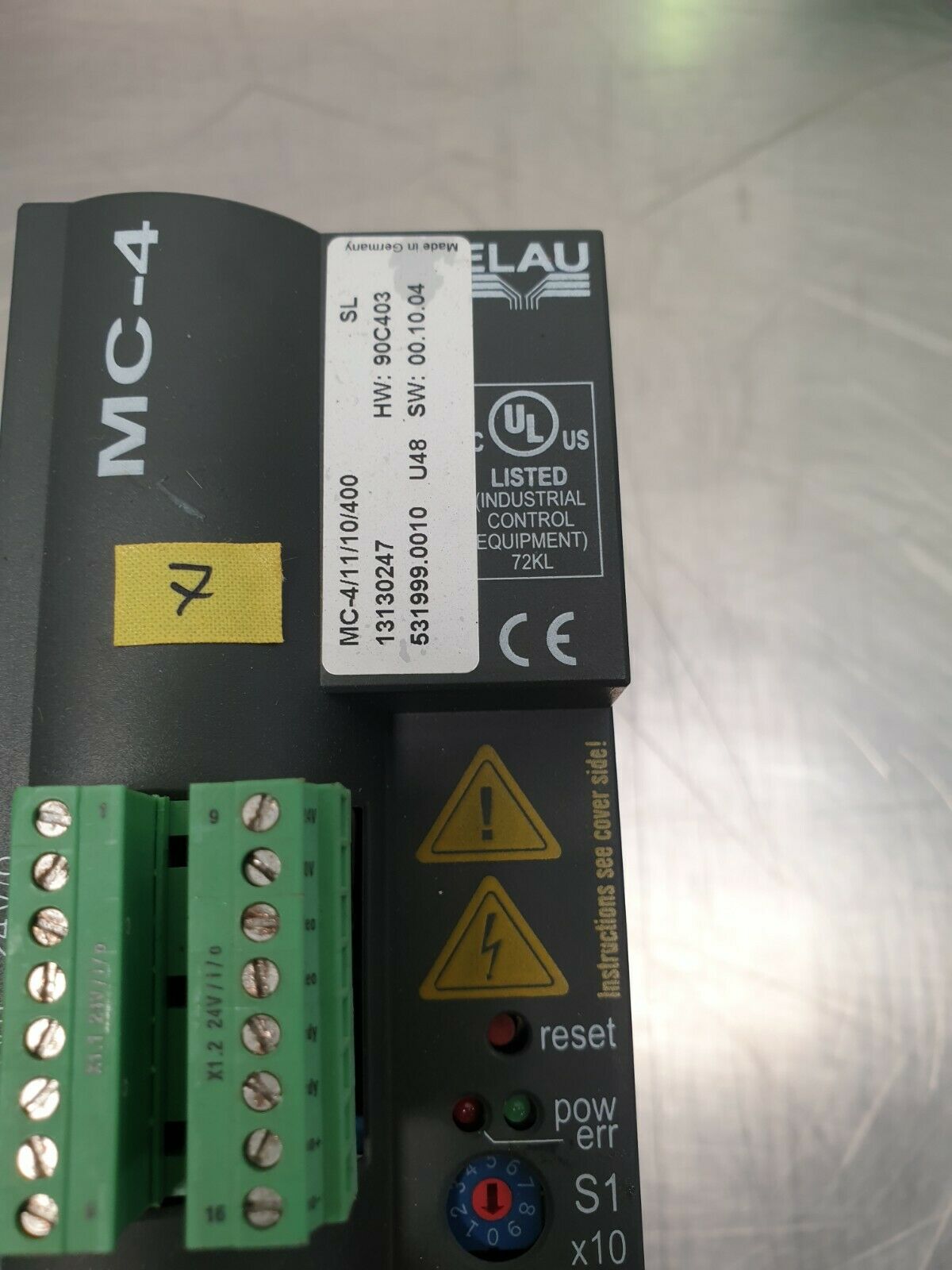 Used Elau MC-4 Pac Drive MC-4/11/10/400 Servo Drive 13130247