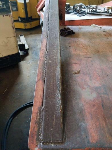 Used KNIGHT 4000 LB 2 Ton Air Pneumatic Lift & Tilt Table 57x52" Top 35 Deg Tilt