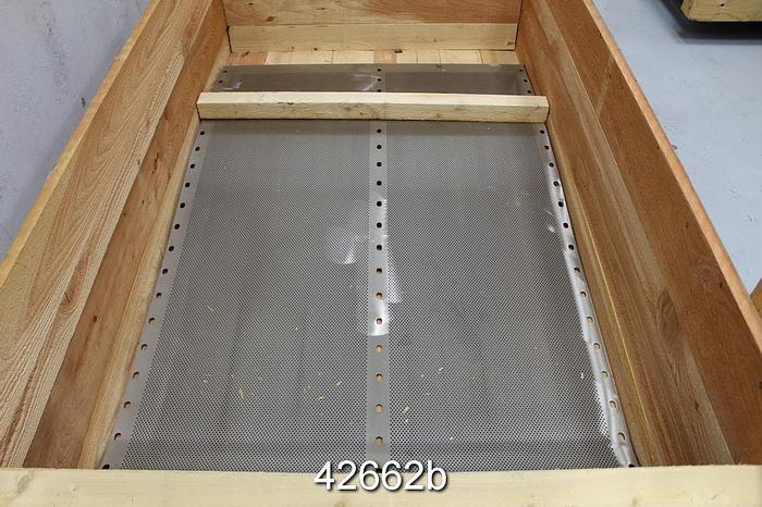 Unused Voith JS24 Vibrating Screen Plate, .125" Holes (Unused) #42662