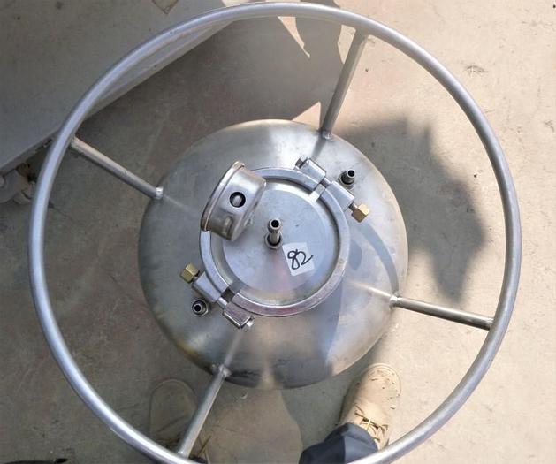 Used Tank, 10 Gallon, 304 S/st, 12" X 20", Vert, DT/DB #C744054