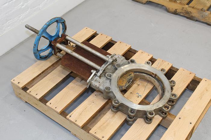 Used True Line 10" Hand Operated Knife Gate Valve #43998