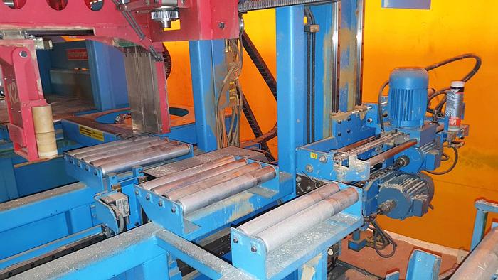 Used Hundegger K2-4 BHF joinery line  for log house production