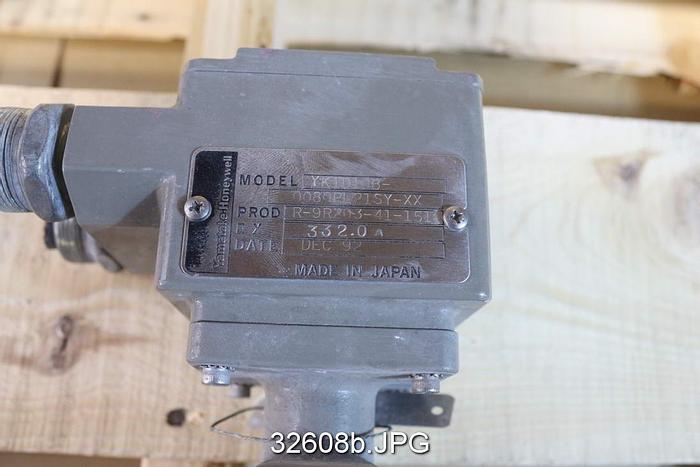 Used Yamatake-Honeywell YKID10B080PL21SY-XX 3" Magnetic Flow Tube #32608