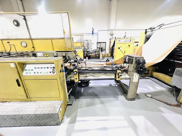 Used (visible in production) 2008 CURIONI SUN MASTER 540 - Paper bag making machine with twisted handles unit