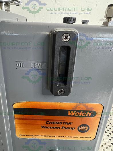 Used Welch 1402N Chemstar Corrosive Gas Vacuum Pump w/ Motor Division C63CXGZP Motor