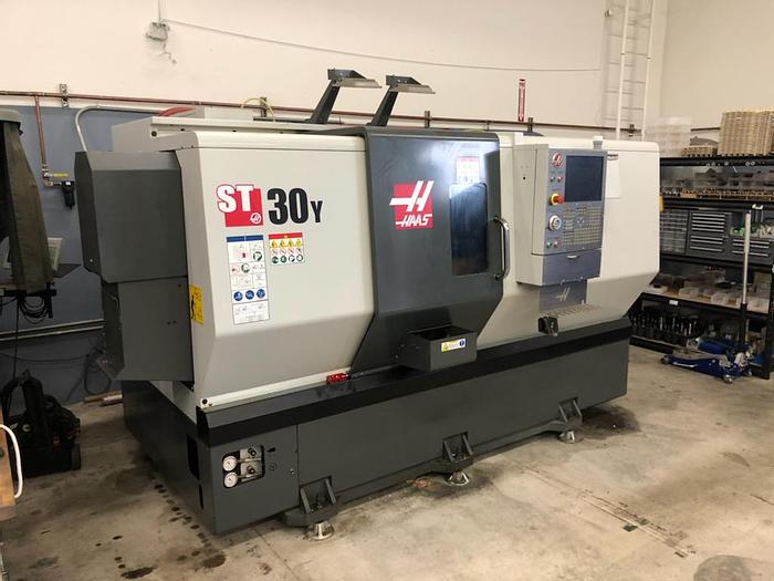 Used 2017 HAAS ST-30Y CNC Turning Center With Live Tooling