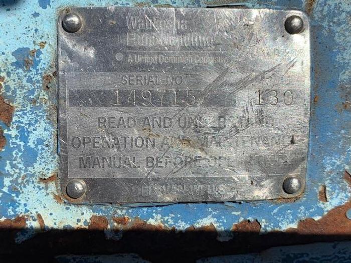 Used Waukesha Model 130 Positive Displacement Pump Head
