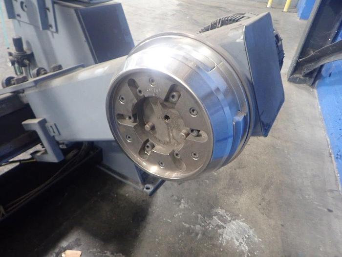 Used 60" WHEBTECH SHAFTLESS FLOOR PICK UP UNWIND STAND 60" DIAMETER CAPACITY