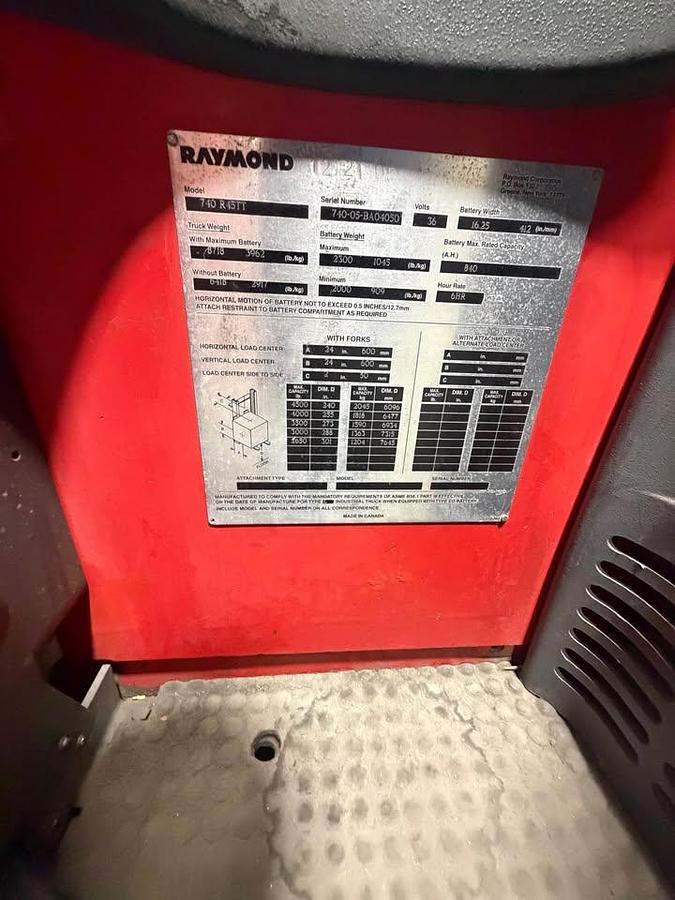 Used Raymond single reach