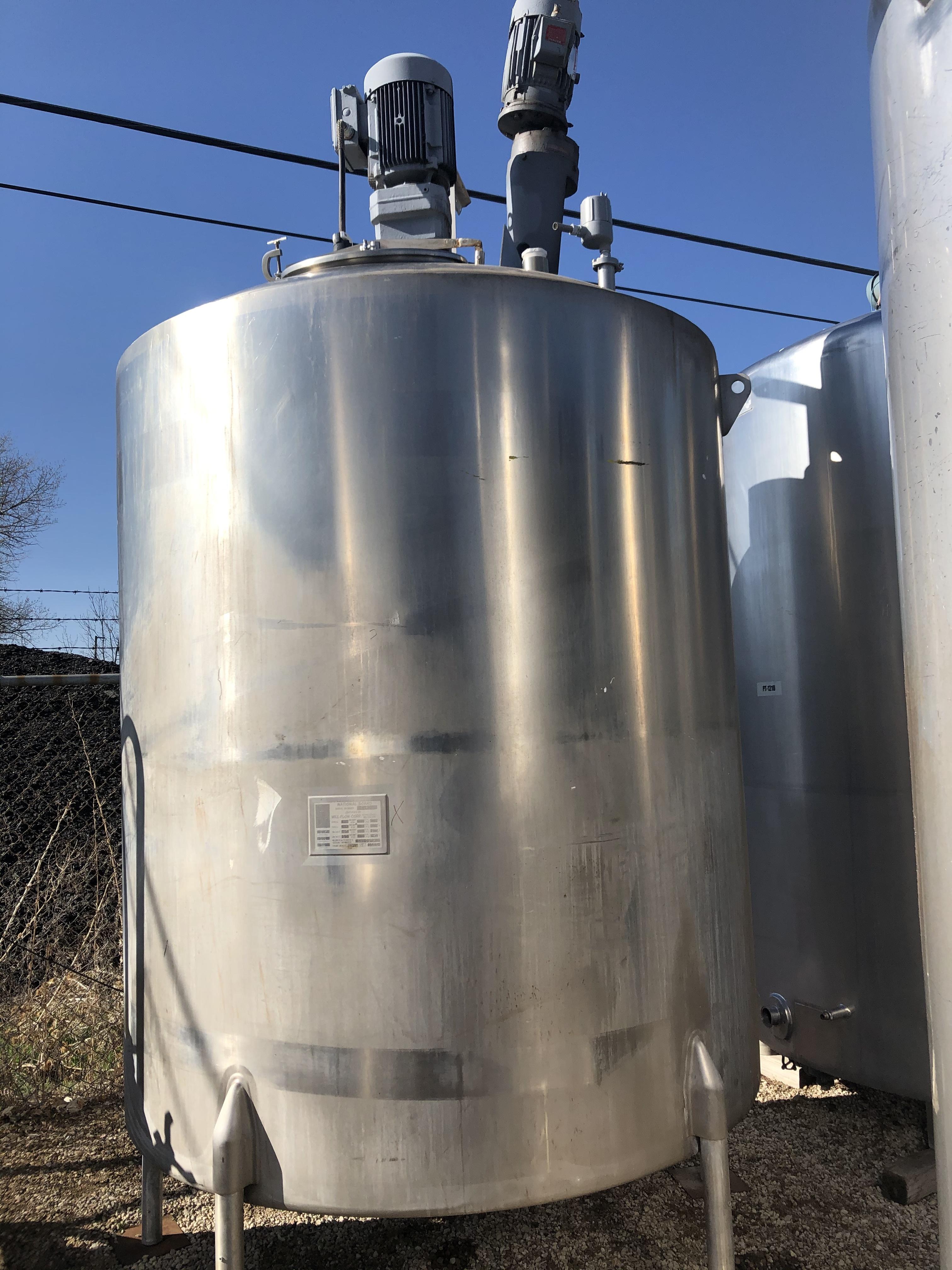 Refurbished 1000 GAL JACKETED PROCESSOR
