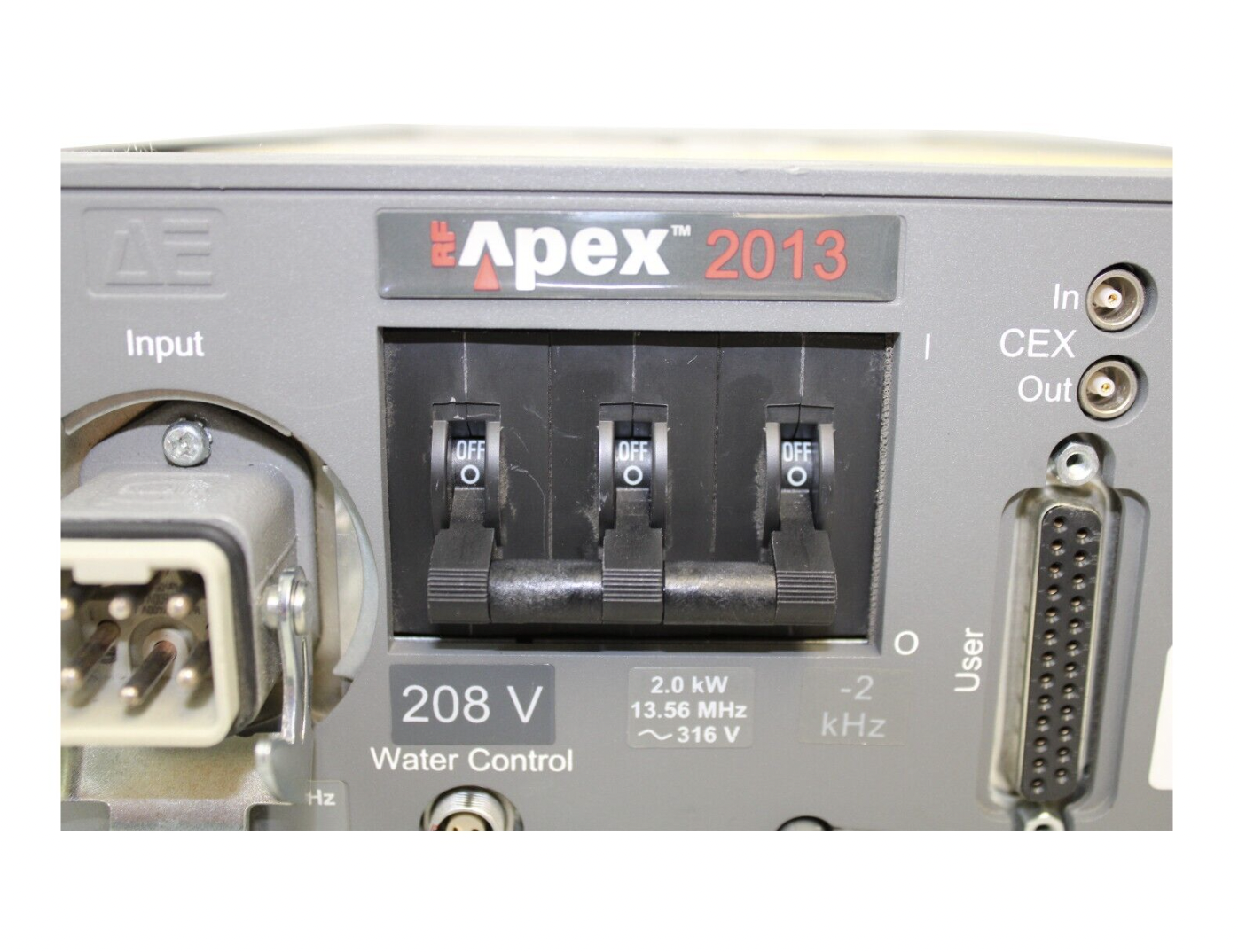 Used Advanced Energy 660-063437-003 APEX 2013 RF GENERATOR 208V
