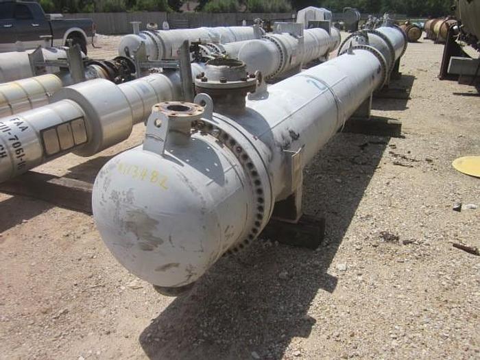 Used Used Ward Tank and Heat Exchanger approximately 966 square foot 316L stainless steel Shell and Tube Heat Exchanger