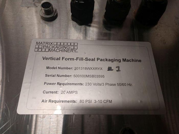 Used Filler, Form, Fill & Seal, Matrix Form, Model 201318WXXRYX #C743935