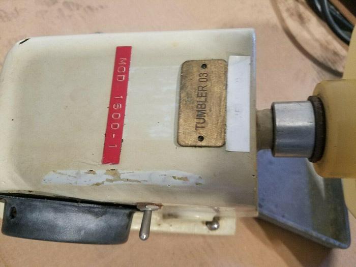 Used Rotary Tumbler Finisher 110V beburr small pieces Polish Smooth Rough Items