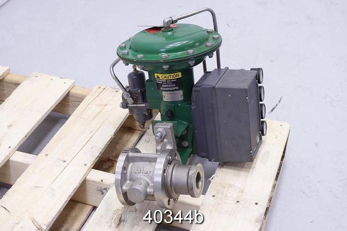 Used Fisher Vee Ball Valve, 1.5" V150 #40344