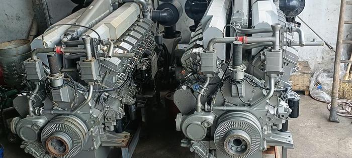 Used Mitsubishi S16R2-G1MPTK Marine propulsion engine built year 2021 x 2 units