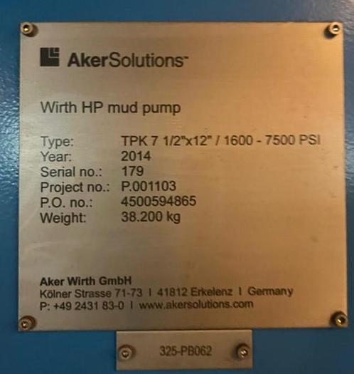 2014 Aker Solutions TPK 7