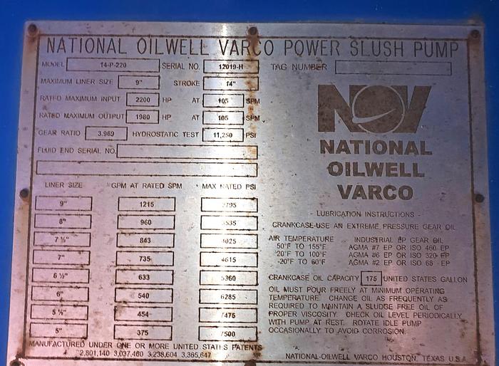 National OilWell Varco 14P220