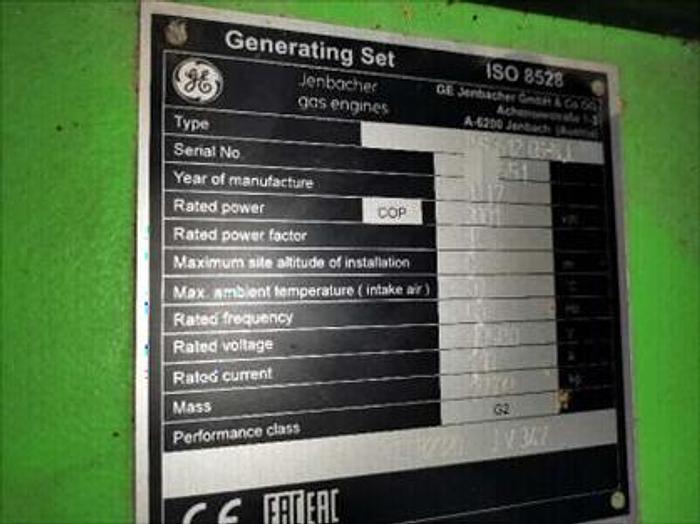 Used 2017 Jenbacher J612GS-J101