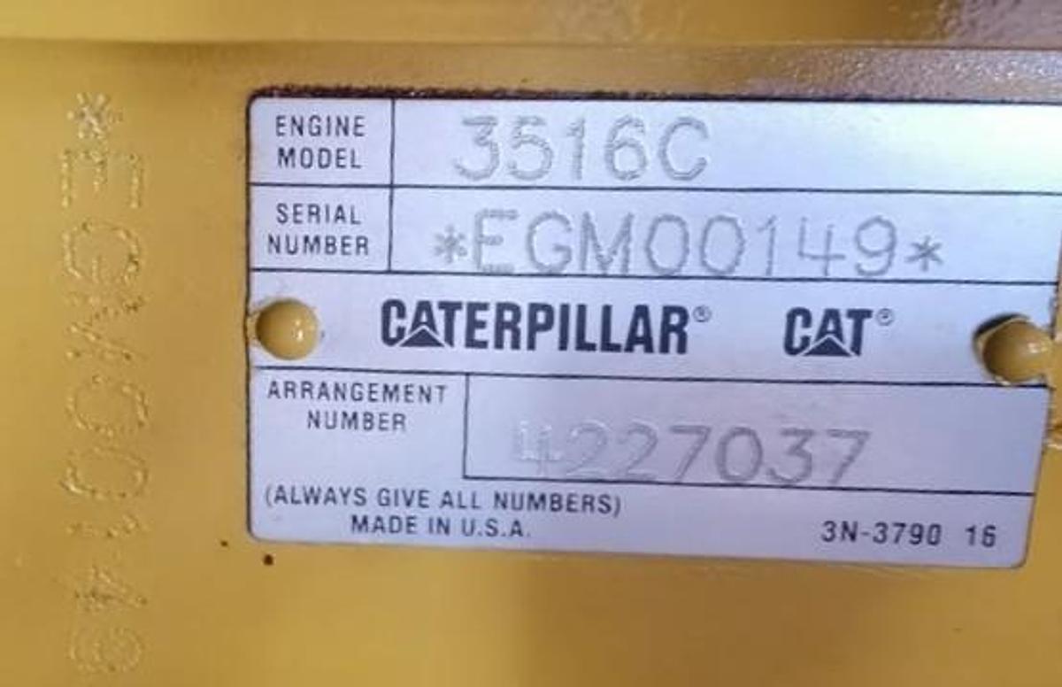 Premium Caterpillar 3516C Power Generation Package