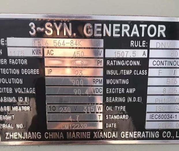 2012 Daihatsu Diesel Mfg Co Ltd 6DK-20e