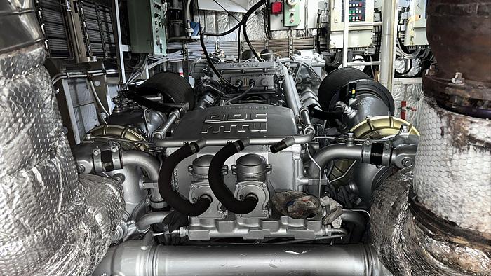 Used MTU 16V2000 marine engine with Nico gearbox