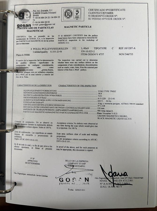 Used 2011 National Oilwell Varco Knuckle Boom Crane