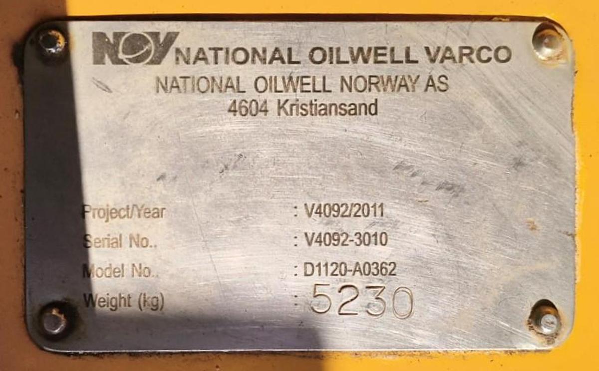 Used 2011 National Oilwell Varco BOP Skid