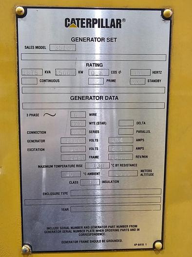 2005 Caterpillar 3512B