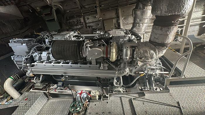 Used MTU 16V2000 marine engine with Nico gearbox