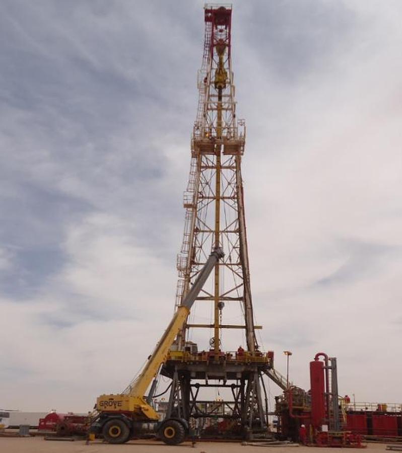 Used MH Wirth 1500 HP Land drilling rig.