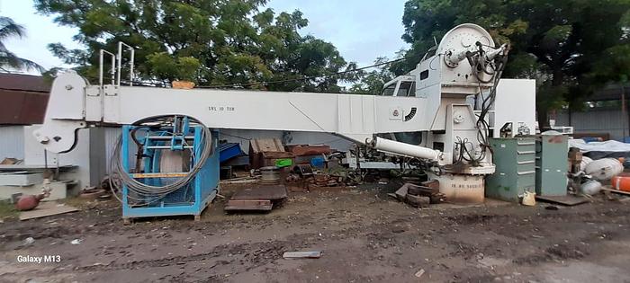 Used Marine Telescopic 10 Ton Crane Aurora 50TSC12000