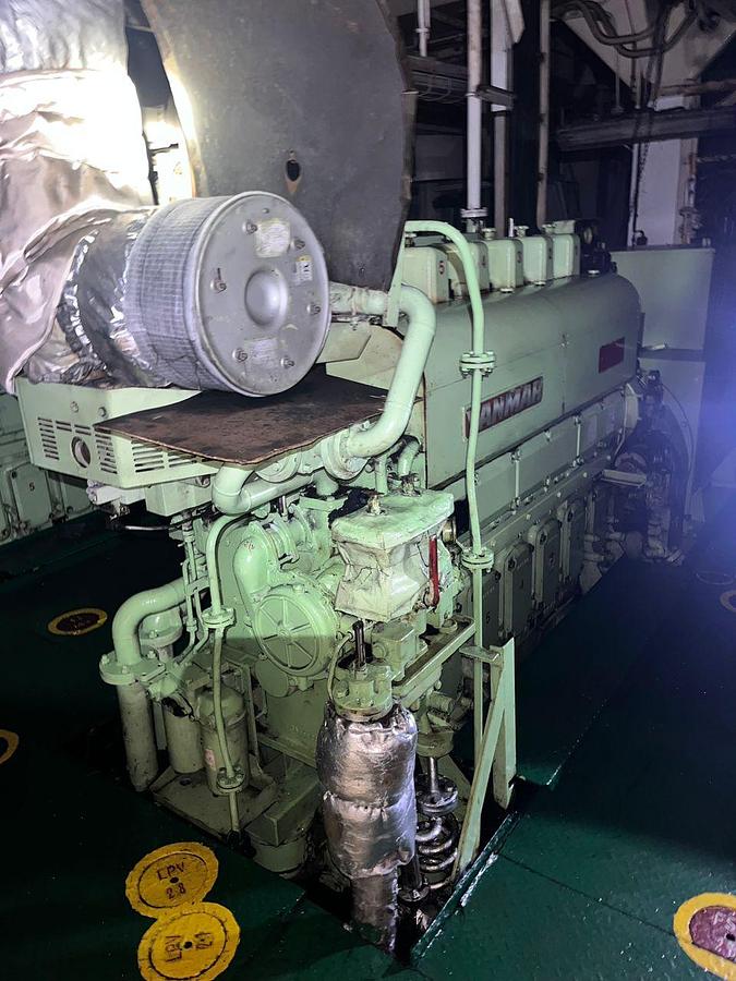 Used Yanmar 6N18AL-EV Marine Diesel Generator sets.