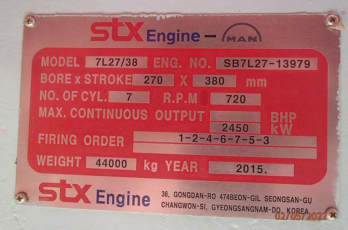 Rolls Royce TT-2000, UL-1401 STX Engine 7L27/28 New