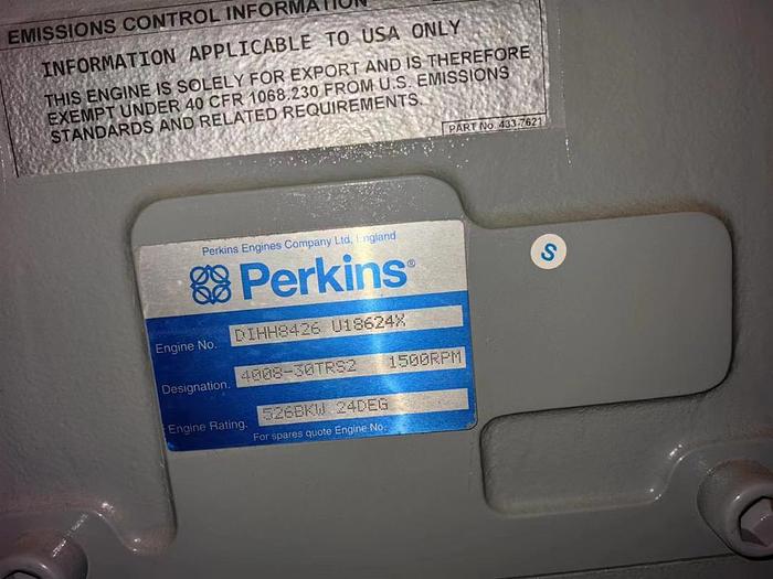 Perkins gas generator new 2020 built