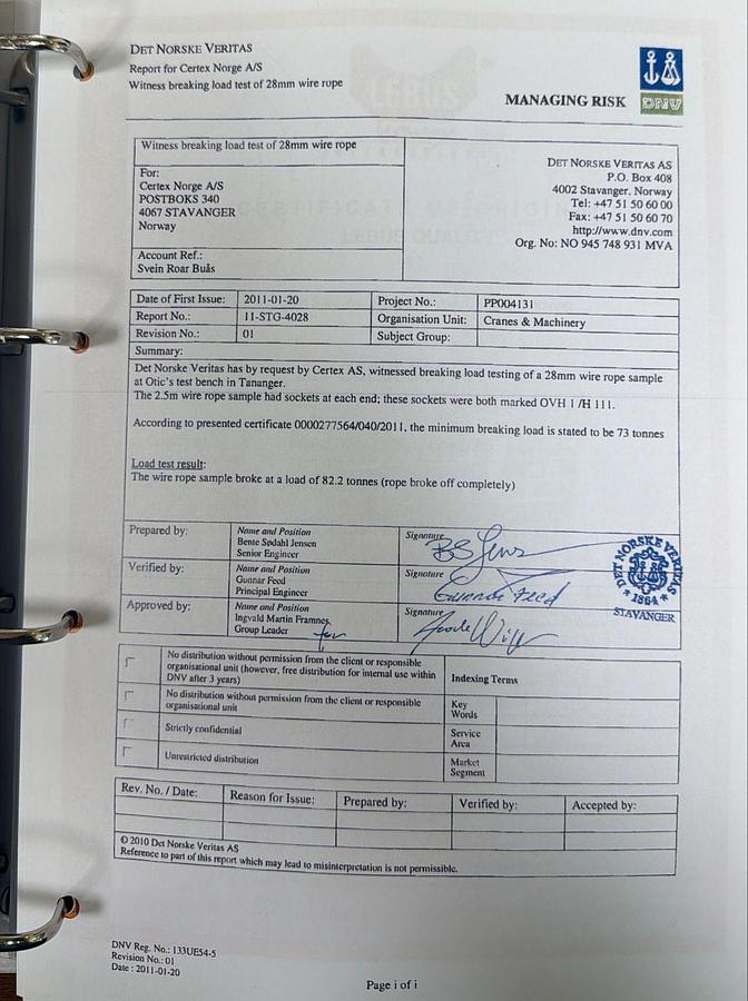 Used 2011 National Oilwell Varco Knuckle Boom Crane