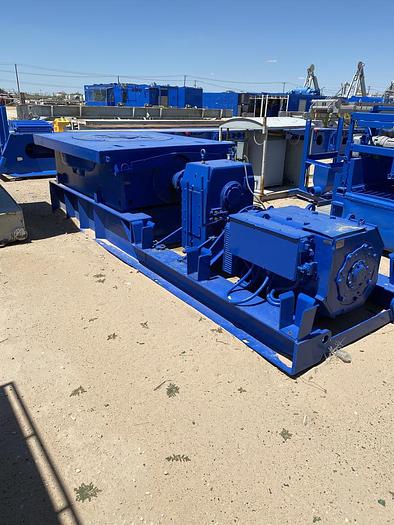 Used National 49.5 rotary table with GE752 motor