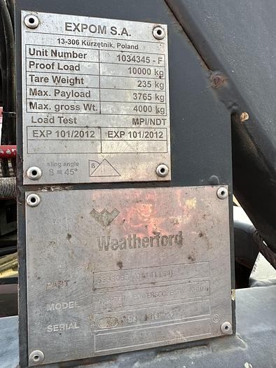 Used Weatherford TorkWrench 10-100 IR