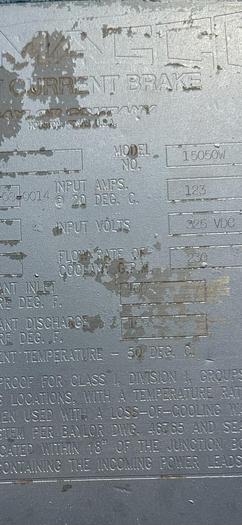 Used Elmagco 15050 brakes