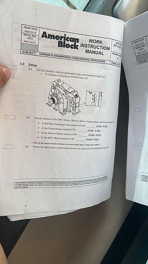 A.C. Drawworks American Block 3580