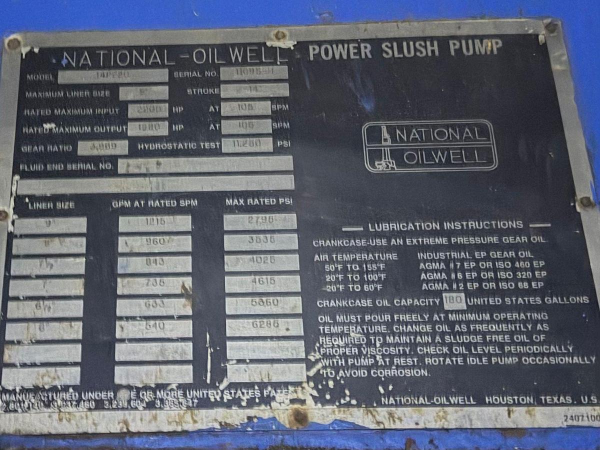 Used National Oilwell 14P220