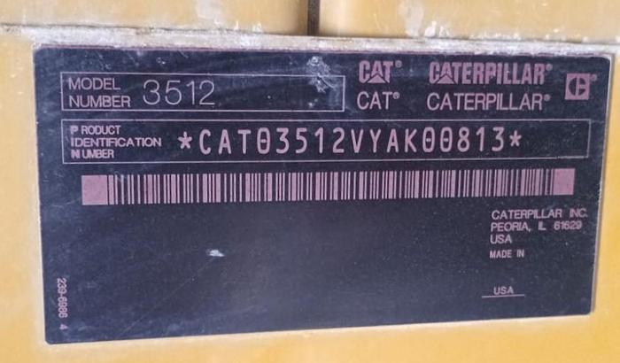 Used Caterpillar 3512B and C32 generators.